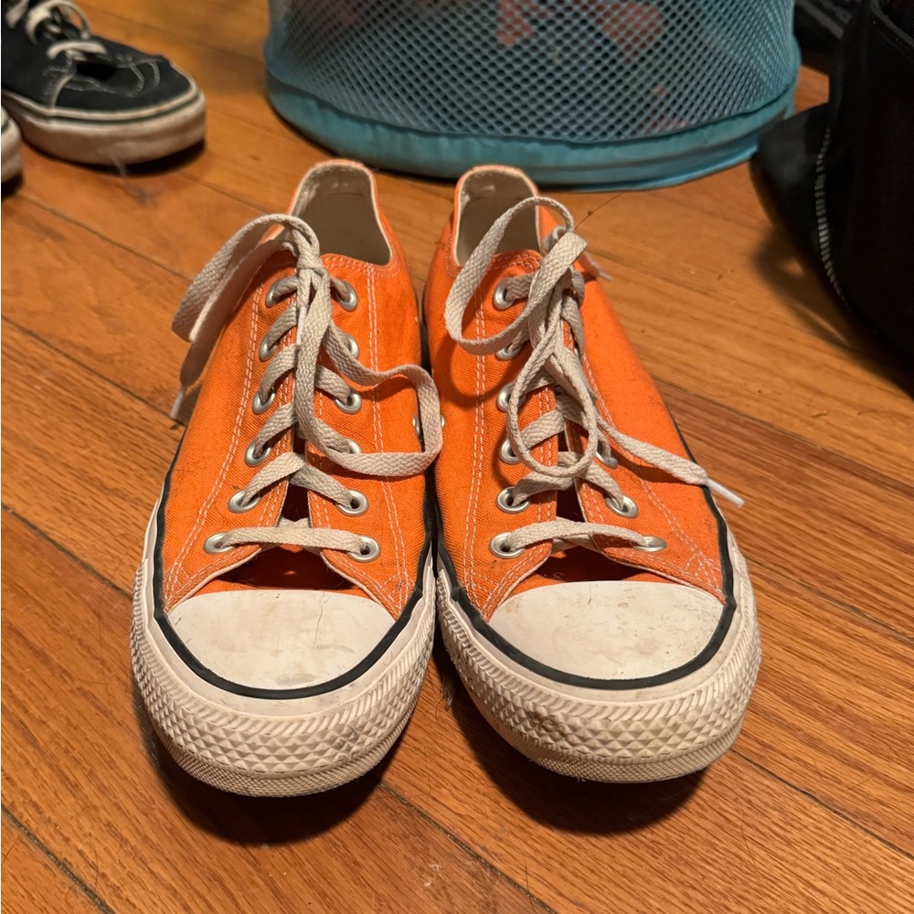 Orange Converse Women’s 9